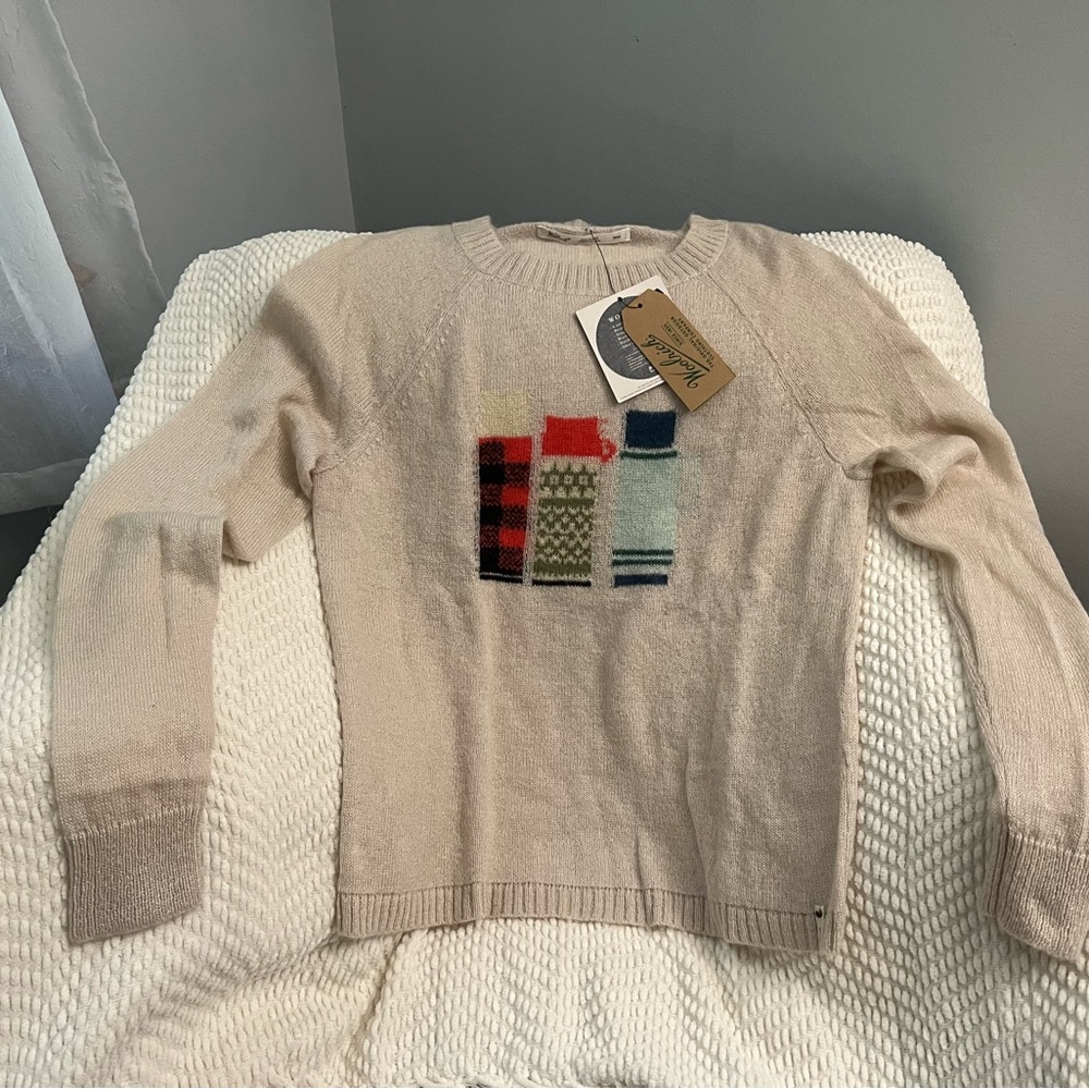 Lightweight Woolrich Motif Mohair Sweater